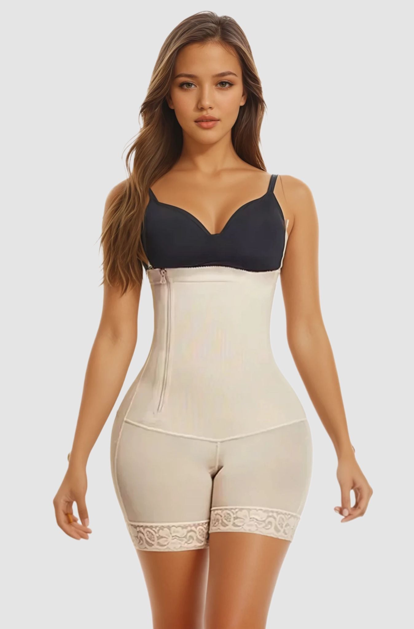 Laurine – Shapewear with Zipper and Removable Straps | The Perfect Body Shaping Solution