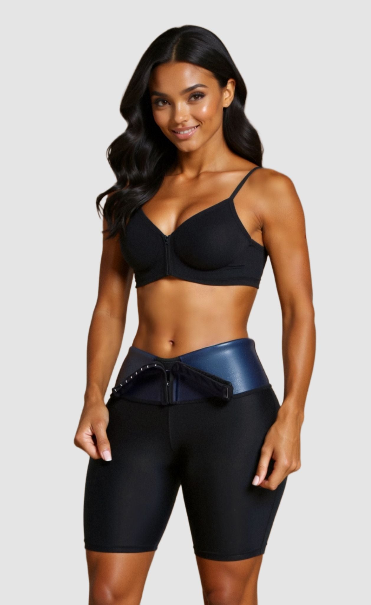 Briana – Short Leggings with Sweatband and Corset | Perfect for Weight Loss