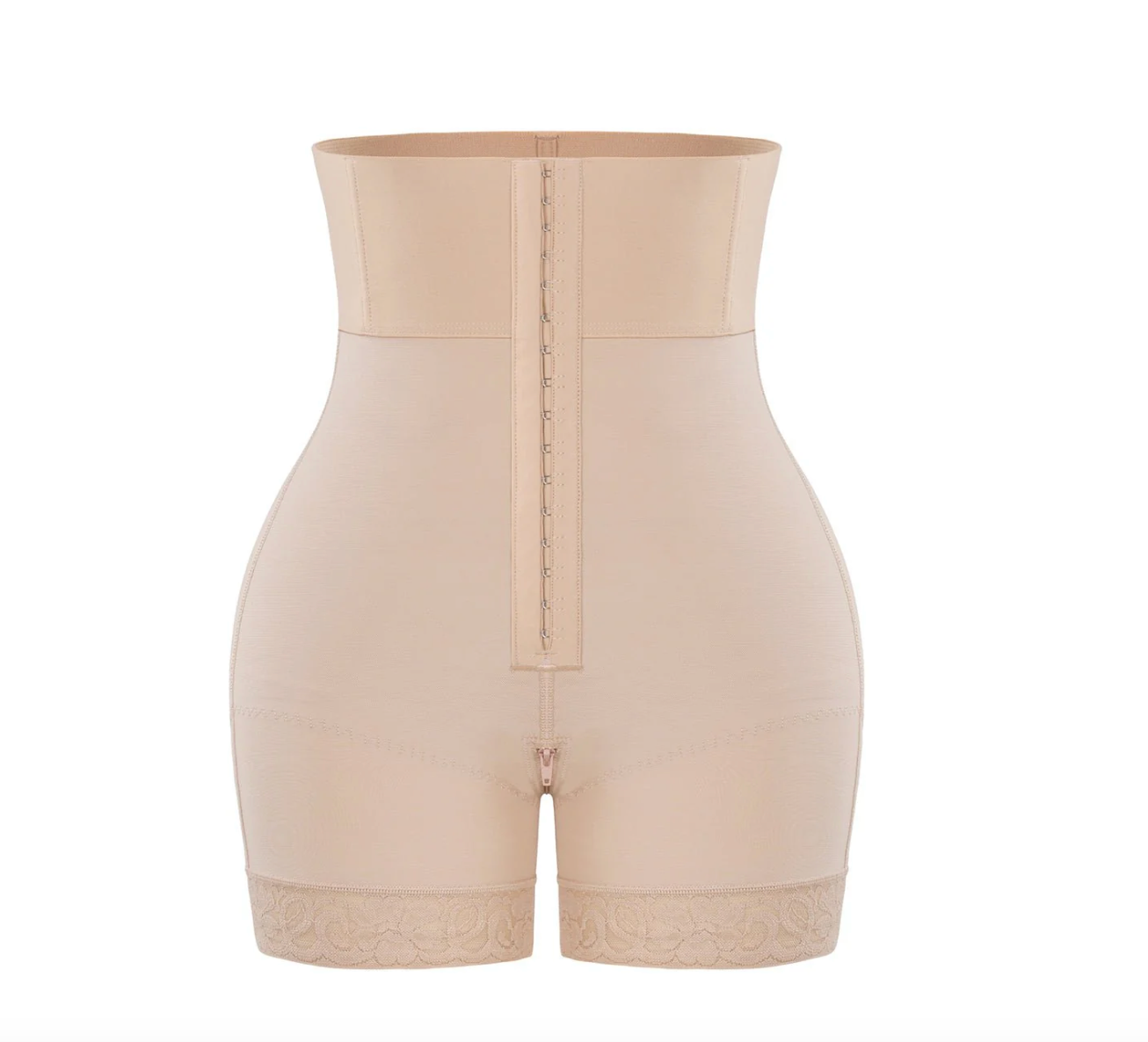 Valere | High-Waisted Body Shapewear | With Hook-and-Eye Closure - Zipper for Toilet Use