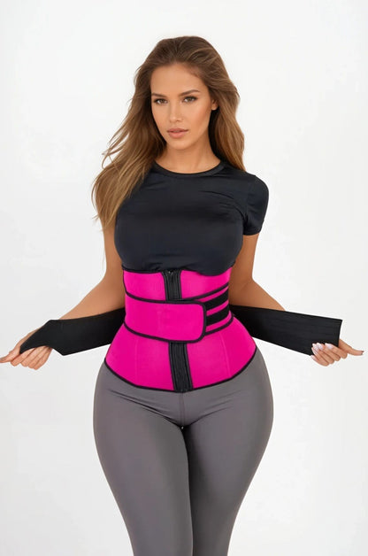 Sacha Waist Trainer | Adjustable Waistband for Optimal Support and Shaping – Ideal for the Gym
